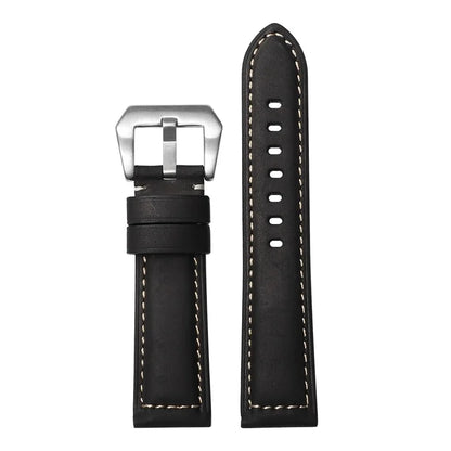 Genuine Leather Watch Strap for Panerai, Compatible with Radiomir Luminor Series 22/24/24MM