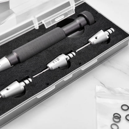 Strumento di riparazione orologi BUSLUO, set di cacciaviti a T, testa di taglio a T da 1,2-1,8 mm per la rimozione del bracciale dell'orologio Rolex, speciale per orologiai