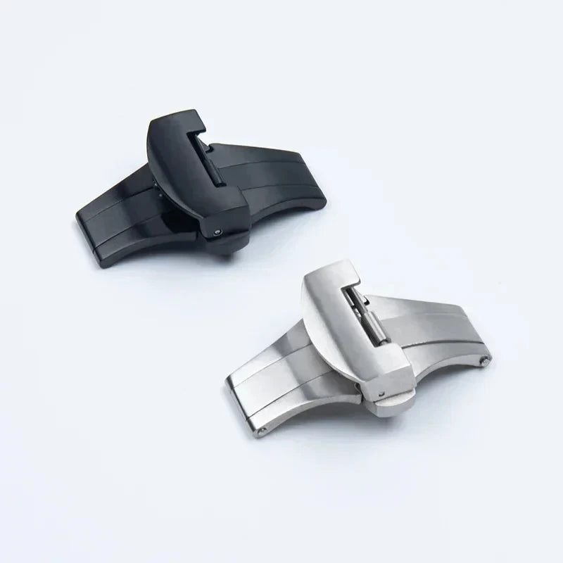Bracelet de montre en silicone 22/24mm, pour montres Panerai, accessoires en acier inoxydable, fermoir à boucle papillon, remplacement