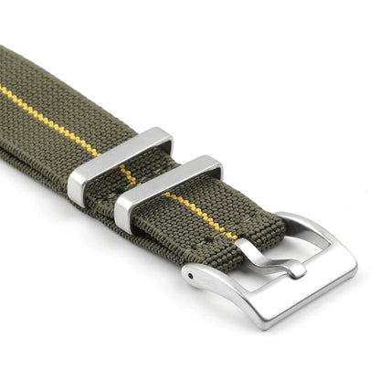 Premium Quality Nylon Watch Strap, 18mm 20mm 22mm, Black, Green, Khaki, Grey, Elastic, Replacement Bracelet for Men