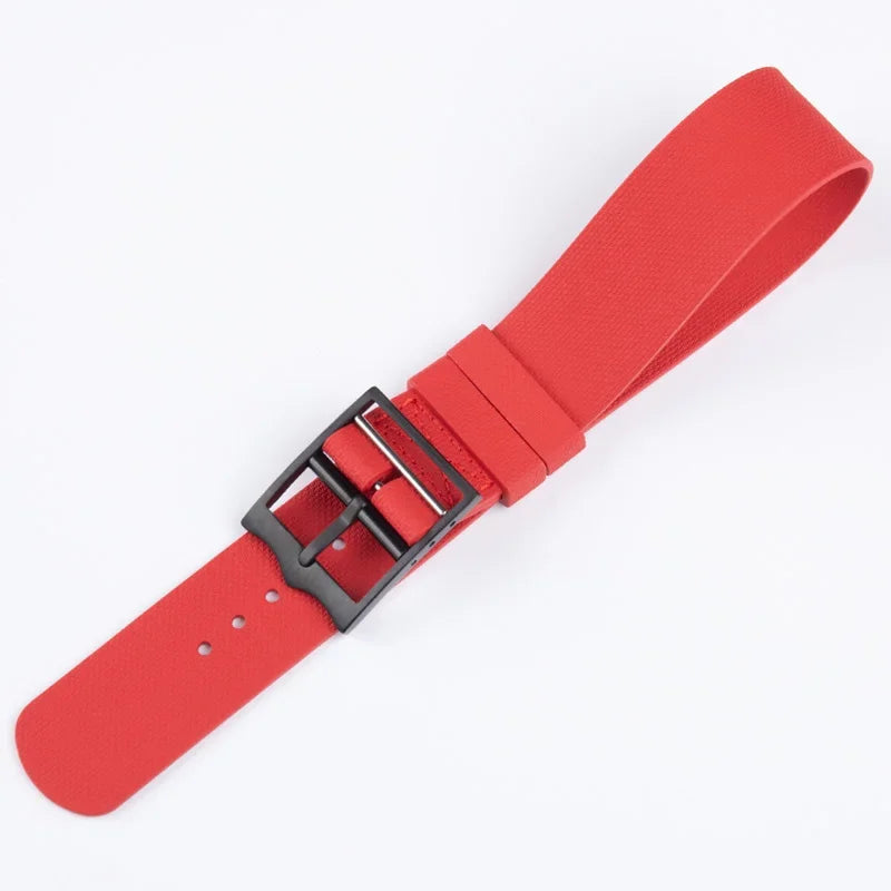 New Long FKM Fluororubber Watch Strap, 20/21/22mm, Military Band for Tudor BlackBay Omega Seamaster IWC Longines Rolex