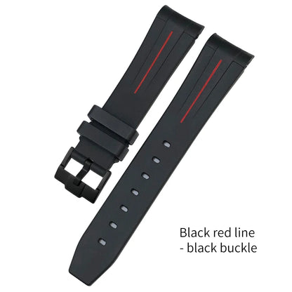 Bracelet de montre pour Rolex Submariner en caoutchouc - Premium