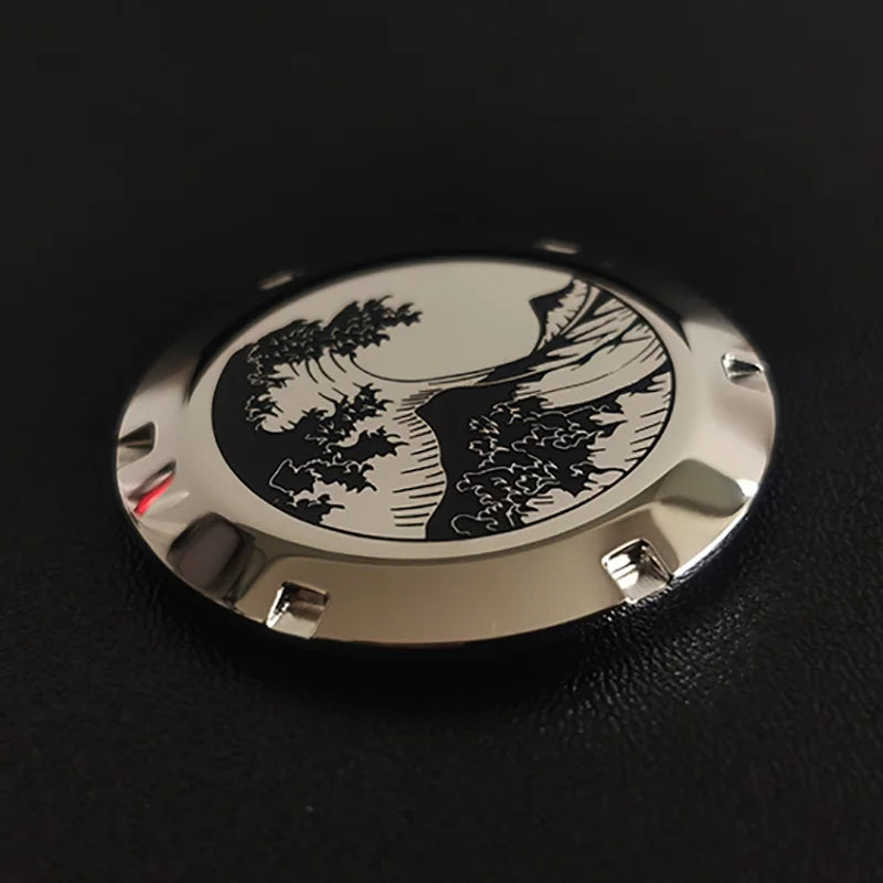 Accessoires de montre Seiko SKX007/SNZF17/SNZF53/nouveau fond de boîtier en acier inoxydable série 5 SRPD