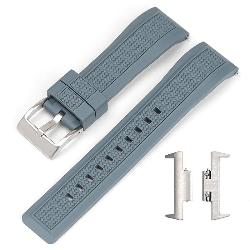 Bracelet en Silicone pour Tissot PRX série T137.407/T137.410 Super Player 40MM, adaptateur à dégagement rapide en acier, accessoires de bracelet de montre 12mm