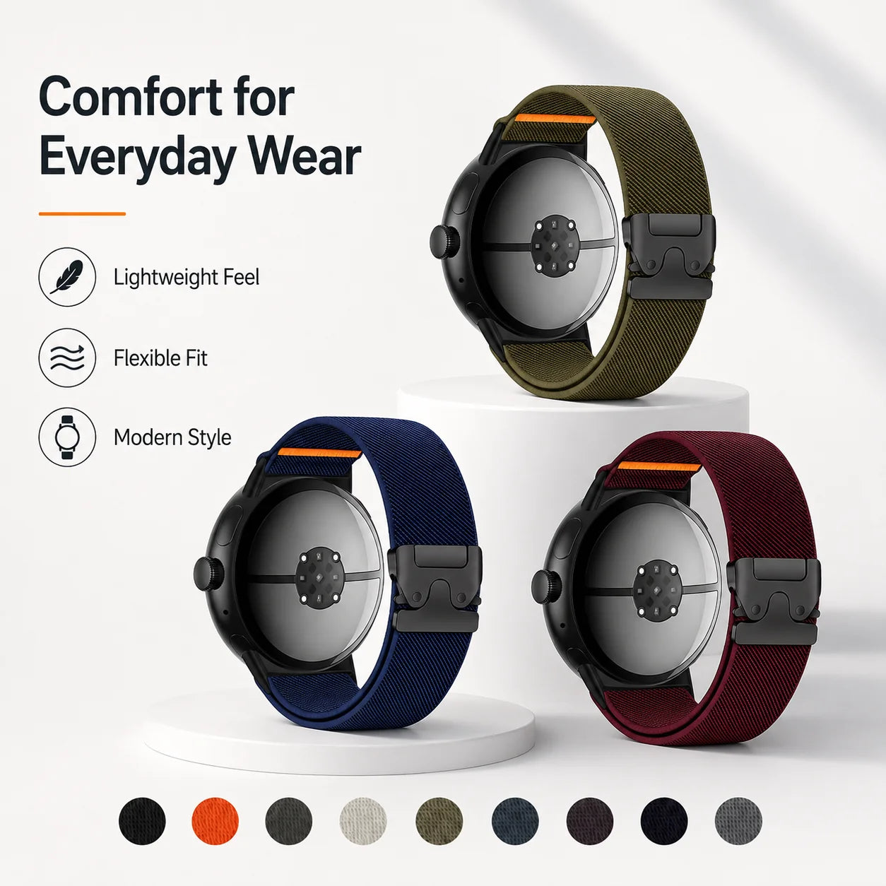 Cinturini intrecciati in stile paracadute per Google Pixel Watch 1 2 3 4, cinturino sportivo in nylon da 41 mm per Google Pixel Watch 3 4, cinturino da 45 mm