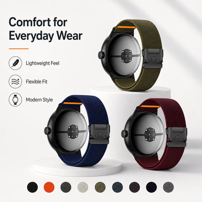 Cinturini intrecciati in stile paracadute per Google Pixel Watch 1 2 3 4, cinturino sportivo in nylon da 41 mm per Google Pixel Watch 3 4, cinturino da 45 mm