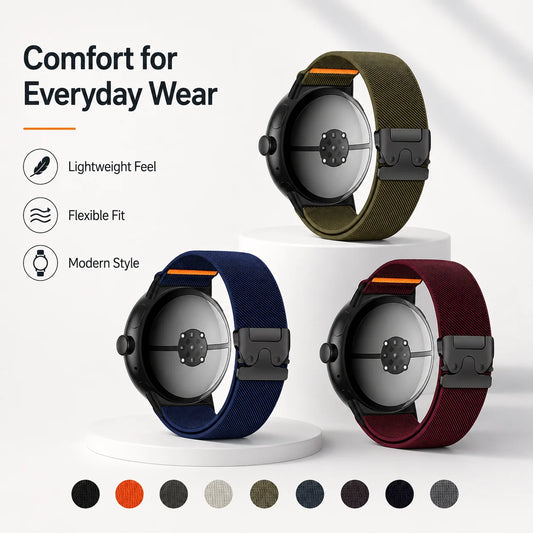 Bandes tressées Parachute pour Google Pixel Watch 1 2 3 4, bracelet en nylon sport 41mm pour Google Pixel Watch 3 4, bracelet 45mm