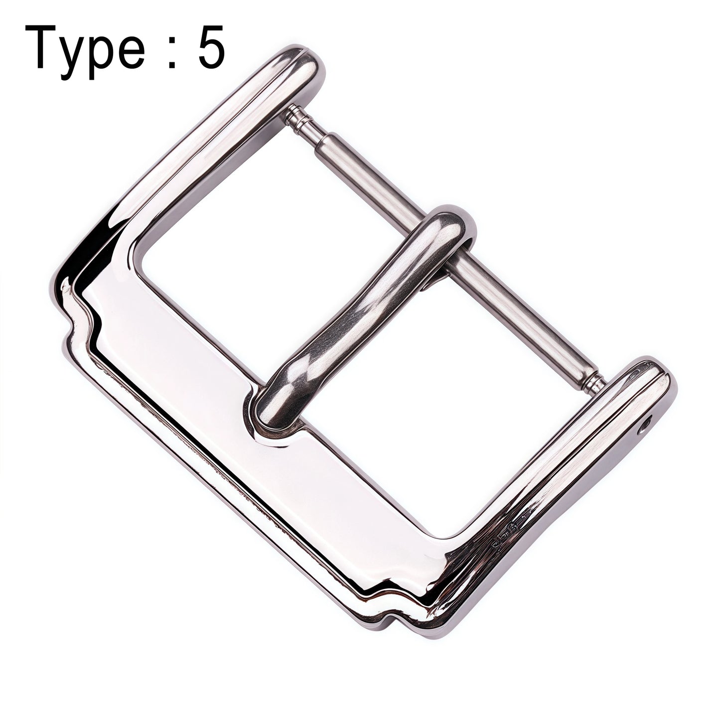 Boucle de montre en acier inoxydable, plusieurs Styles, 16 à 24mm, fermoir de remplacement en argent pour hommes, bracelets de montre