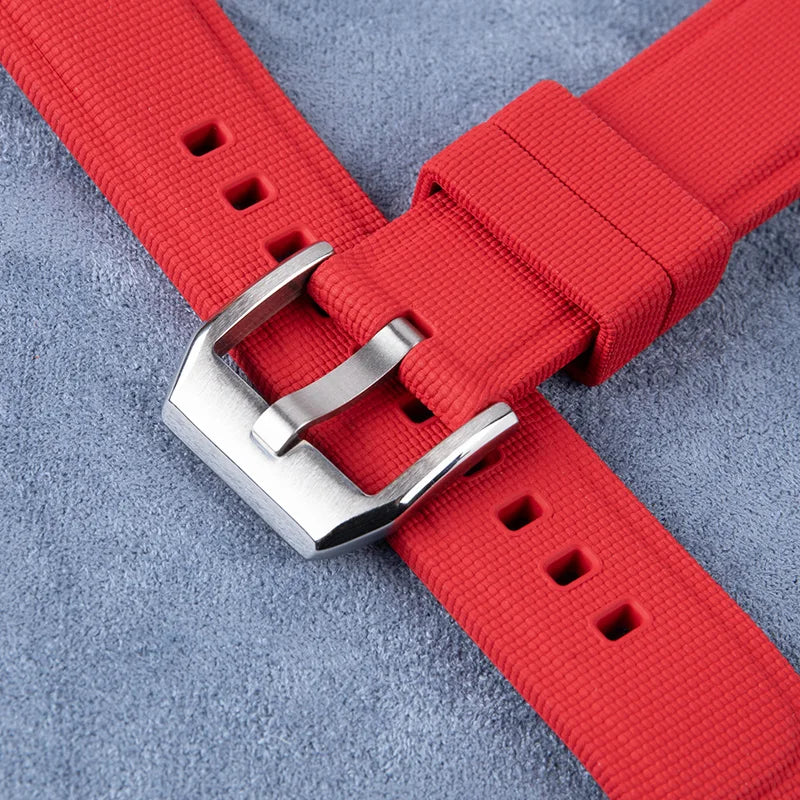 Quick Release FKM Rubber Waterproof Watch Strap, 18/19/20/21/22/23/24mm, for Oris Seiko Omage Rolex