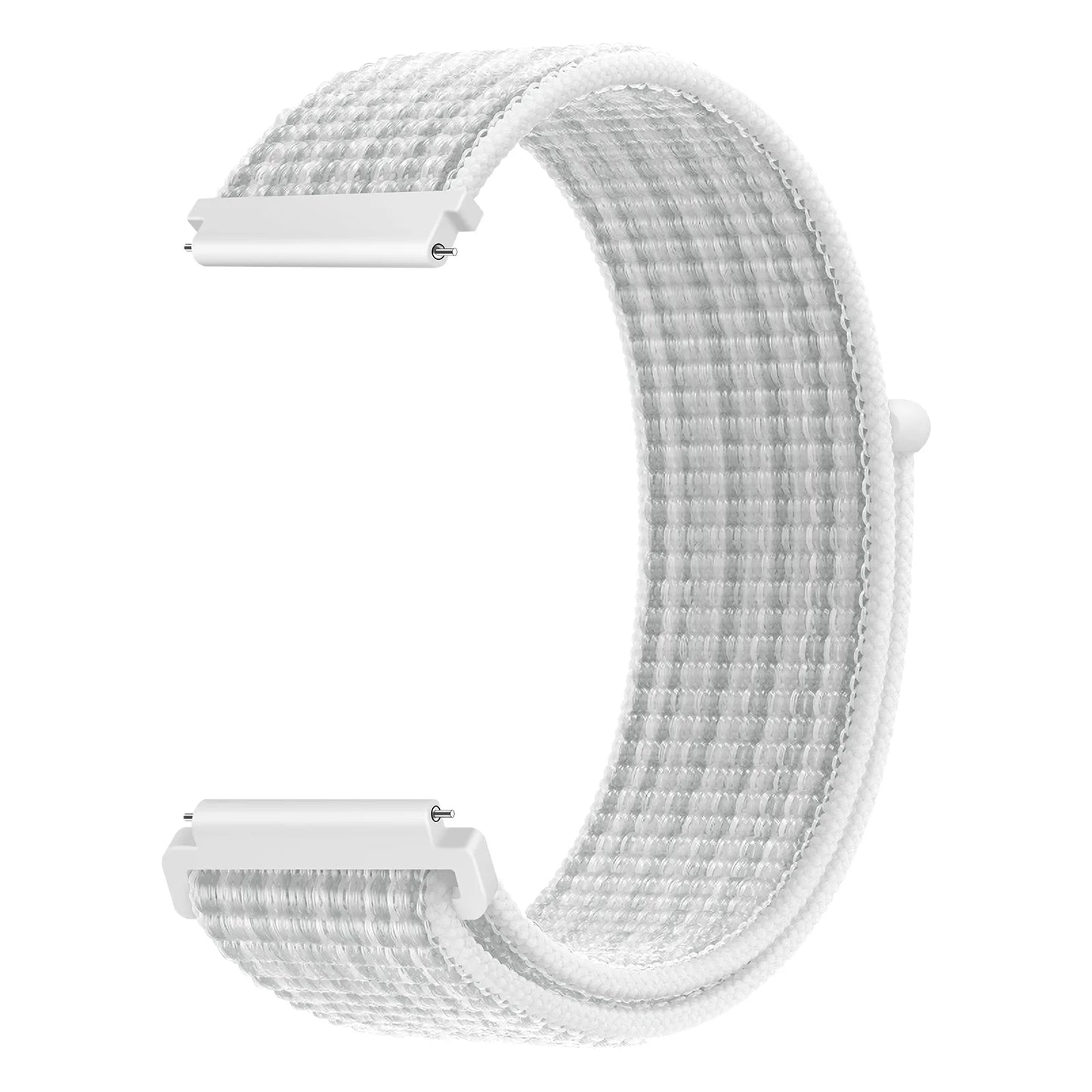 Bracelet à boucle en Nylon pour Amazfit Bip 6/5/GTS 4/3/2/2e/Mini/GTR 42mm/47mm/GTR 4/3 Pro Sport, 20mm/22mm, 2 bandes
