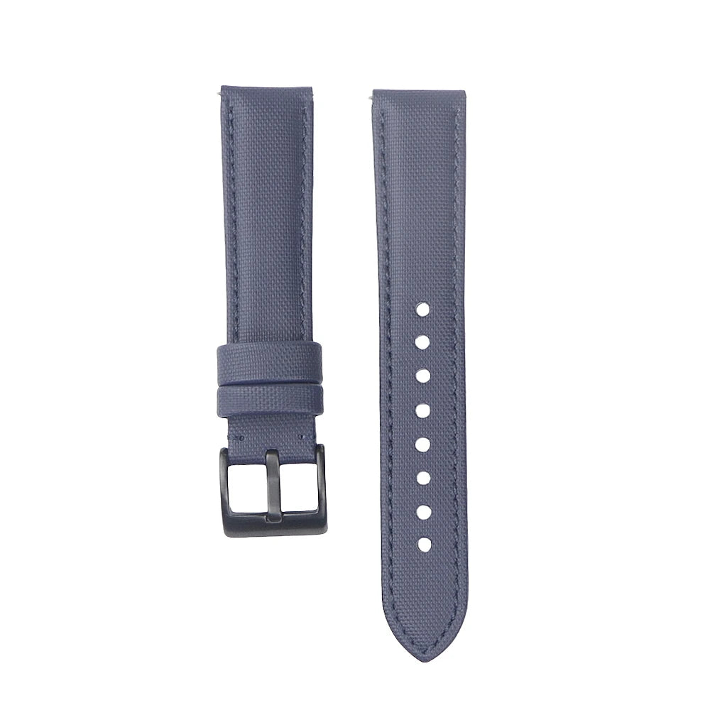 High-quality voile fabric watch strap, 18mm 19mm 20mm 22mm, waterproof fabric watch strap, quick-release belt accessories