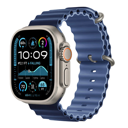 Bracelet Ocean pour Apple Watch Ultra 3 2, 49mm 46mm 44mm 40mm 45mm 41mm 42mm, Correa Bracelet iWatch Series 11 10 9 SE 8 7 6 5 4
