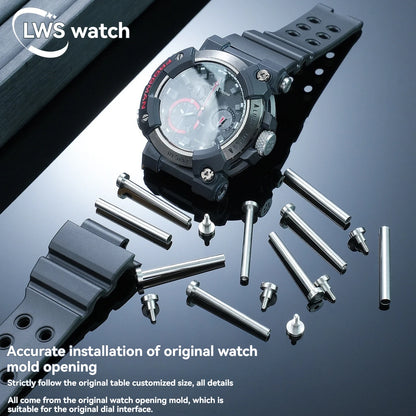 Bracelet de montre Frogman de septième génération pour CASIO GWF-A1000, série GWF A1000, tige de connexion à vis en acier inoxydable avec outils