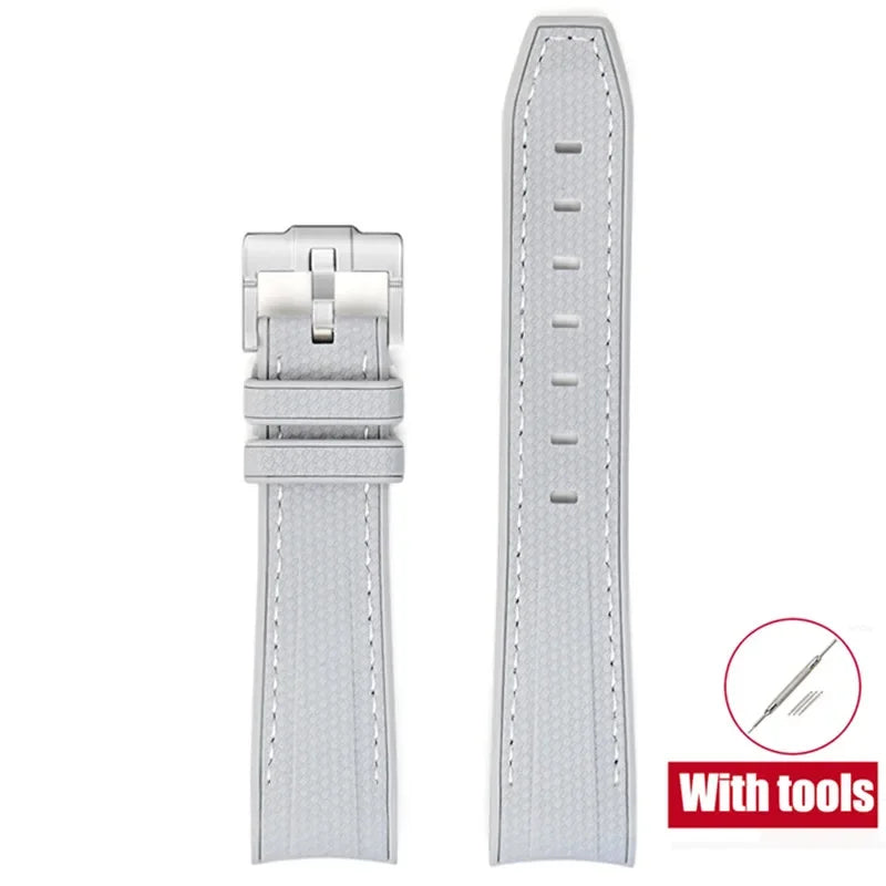 Bracelet de plongée Joint MoonSwatch 20mm pour Omega X Swatch hommes femmes Arc extrémité incurvée Bracelet en caoutchouc TPU pour outils de Bracelet de montre Rolex