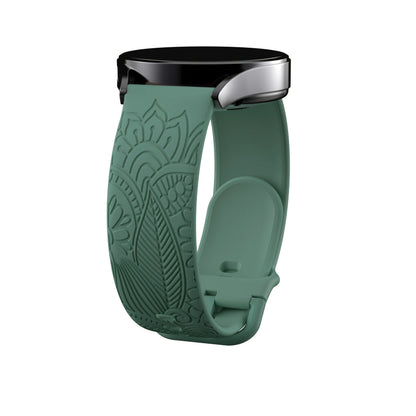 Graviertes Armband 18/20/22mm für Samsung Galaxy Watch 7/6/5/4/FE (40/44mm) Gear S3, klassisches Silikonarmband 43/45mm Active 2