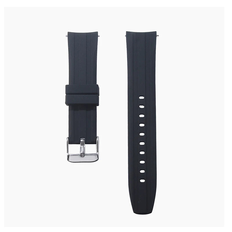 20mm 22mm Quick Release Soft Silicone Sport Watch Strap for Samsung S3 and Huawei GT