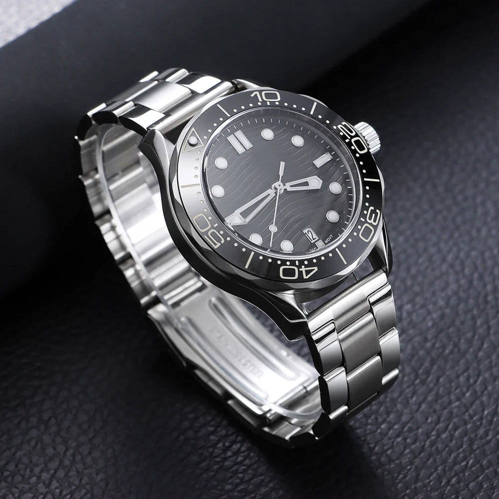 Bracciale universale in metallo, 14mm, 16mm, 18mm, 20mm, 22mm, cinturino per orologio in acciaio per Seiko, Omega, fibbia deployante, accessori da uomo