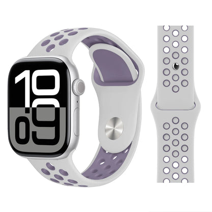 Bracelet en Silicone pour bracelets de montre Apple 46mm 44mm 45mm 40mm 41mm 42mm, Bracelet de Sport Correa iWatch série 11 10 9 SE 8 7 6 5