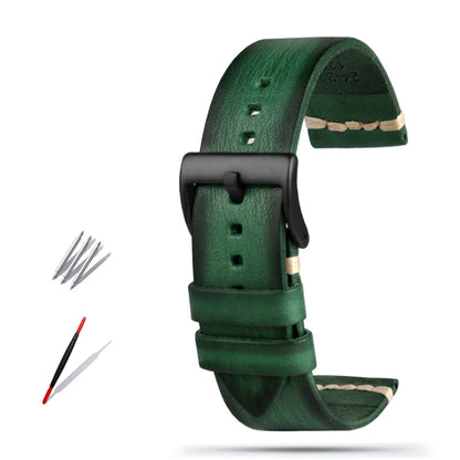 Cinturino per orologio in vera pelle, per Galaxy Tissot Timex Omega Panerai IWC, 20mm 22mm 24mm