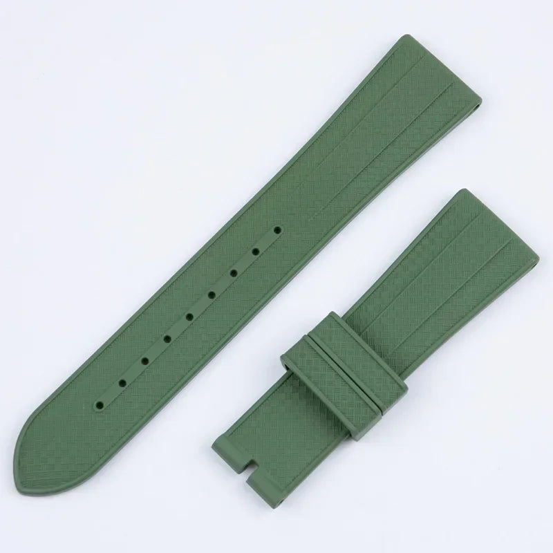 Cinturino universale per orologio, in gomma fluorurata FKM premium, 20 mm, 22 mm, a sgancio rapido, per donna e uomo, ricambio per orologi subacquei