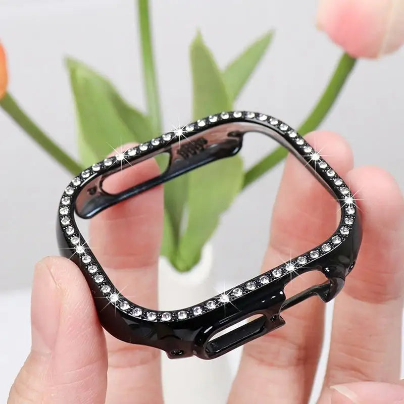 Diamond Case for Redmi Watch 6 5 4 3 Active 3 Lite, Shiny Protection for iWatch Series Redmi Watch 5 Active Lite