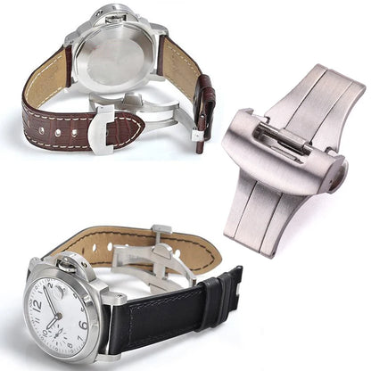 Fermoir papillon pour montres Panerai, fermoirs papillon pliants à double clic, accessoires de réparation et de remplacement, 20mm, 22mm