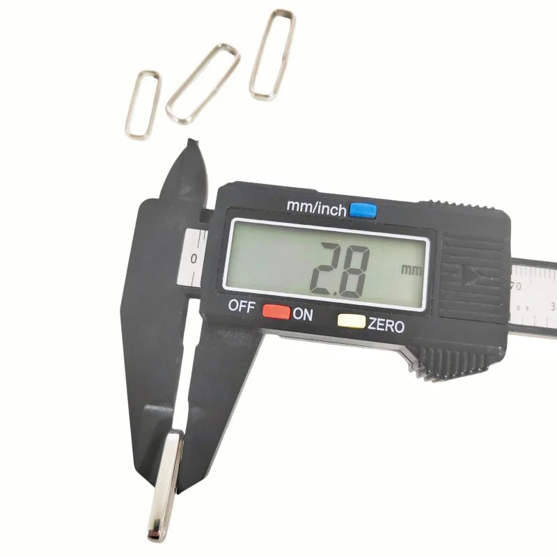 Lot de 100 anneaux de montre en acier inoxydable poli, 16MM, 18MM, 20MM, 22MM, pour bracelets de montre