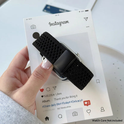 Bracelet magnétique en nylon pour Apple Watch, compatible avec les tailles 40mm, 44mm, 45mm, 46mm, 49mm, 41mm, 38mm, et les séries iWatch SE, 7, 6, 8, 9, 10, Ultra 2