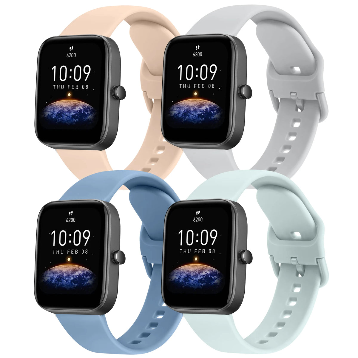 Bracelet 20/22mm pour Amazfit GTS 2 4 Mini/GTS 3/GTS 2e/Bip 3 Pro/Bip U Pro/Bip S Lite, bracelet de montre pour Amazfit GTR 3 Pro/GTR 2 4