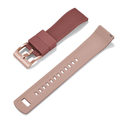 Nouveau bracelet de montre en Silicone Double couleurs personnalisé à dégagement rapide 20mm 22mm bracelet de montre doux Durable bracelets de montre de remplacement ceintures