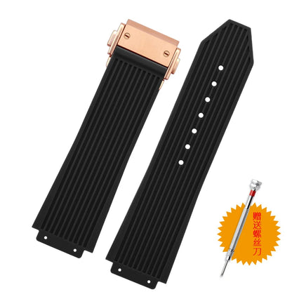 Cinturino per orologio da uomo in nylon e silicone, 20 mm, 22 mm, 24 mm, impermeabile e traspirante, in gomma, accessori