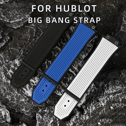 Bracelet de montre étanche en Silicone pour hommes, 27x17mm, pour HUBLOT BIG BANG, accessoires de montre avec outil, chaîne de Bracelet en caoutchouc