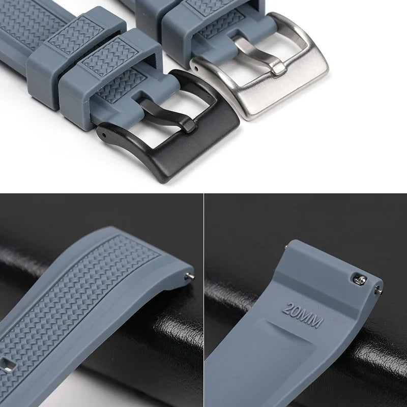 Bracelet en Silicone pour Tissot PRX série T137.407/T137.410 Super Player 40MM, adaptateur à dégagement rapide en acier, accessoires de bracelet de montre 12mm