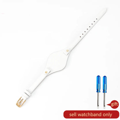 Bracelet de montre en cuir véritable pour femme, petit bracelet, cuir de vachette souple, fossile, ES3060, ES3565, ES2830, 3077, 3262, 3060, 4176, 4119, 8mm