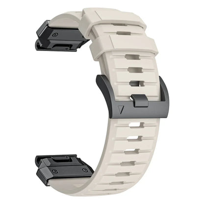 Cinturino per orologio QuickFit in gomma fluorurata, 22mm, 26mm, Garmin Fenix 8, 7X, 7, 6, 6X Pro, Epix Pro, Gen2, 47mm, 51mm, Fenix 5X Plus, Tactix7
