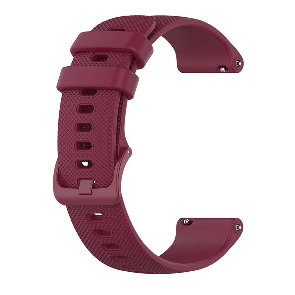 Cinturino per orologio in silicone per Garmin Venu 4/3/2/2s, 18mm 20mm 22mm, per Garmin Vivoactive 6/5/4/3/Forerunner 245