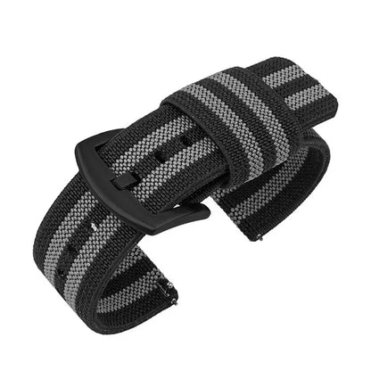 Bracelet de montre en Nylon 18mm 20mm 22mm 24mm bracelet élastique tissé armée pour Seiko bracelet à dégagement rapide bracelet de montre de Sport militaire pour hommes