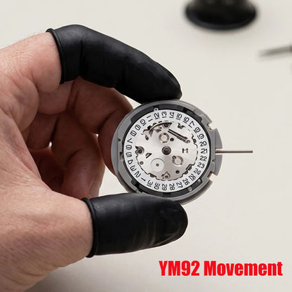 New original Japanese YM92 movement spare parts, YM92A quartz movement, white calendar, 3-hand watch accessories