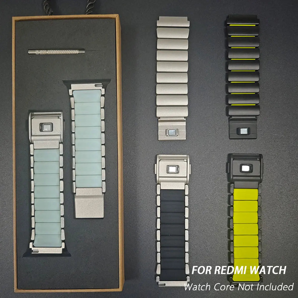 Case + Strap for Redmi Watch 6/5/4 3Active 5Active 3Lite 3Active, replaceable strap
