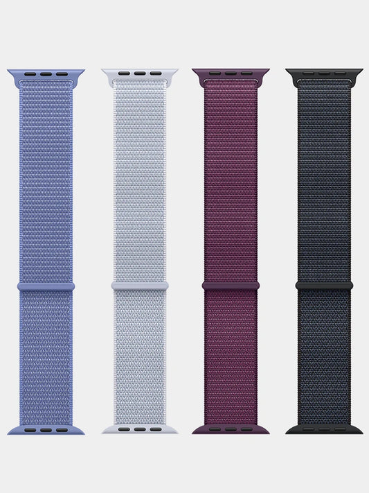 Cinturino con fibbia in nylon per Apple Watch da 46mm, 44mm, 45mm, 40mm, 41mm, 42mm, iWatch Serie 11 10 9 SE 8 7 6 5 4 Ultra 3 2 49mm