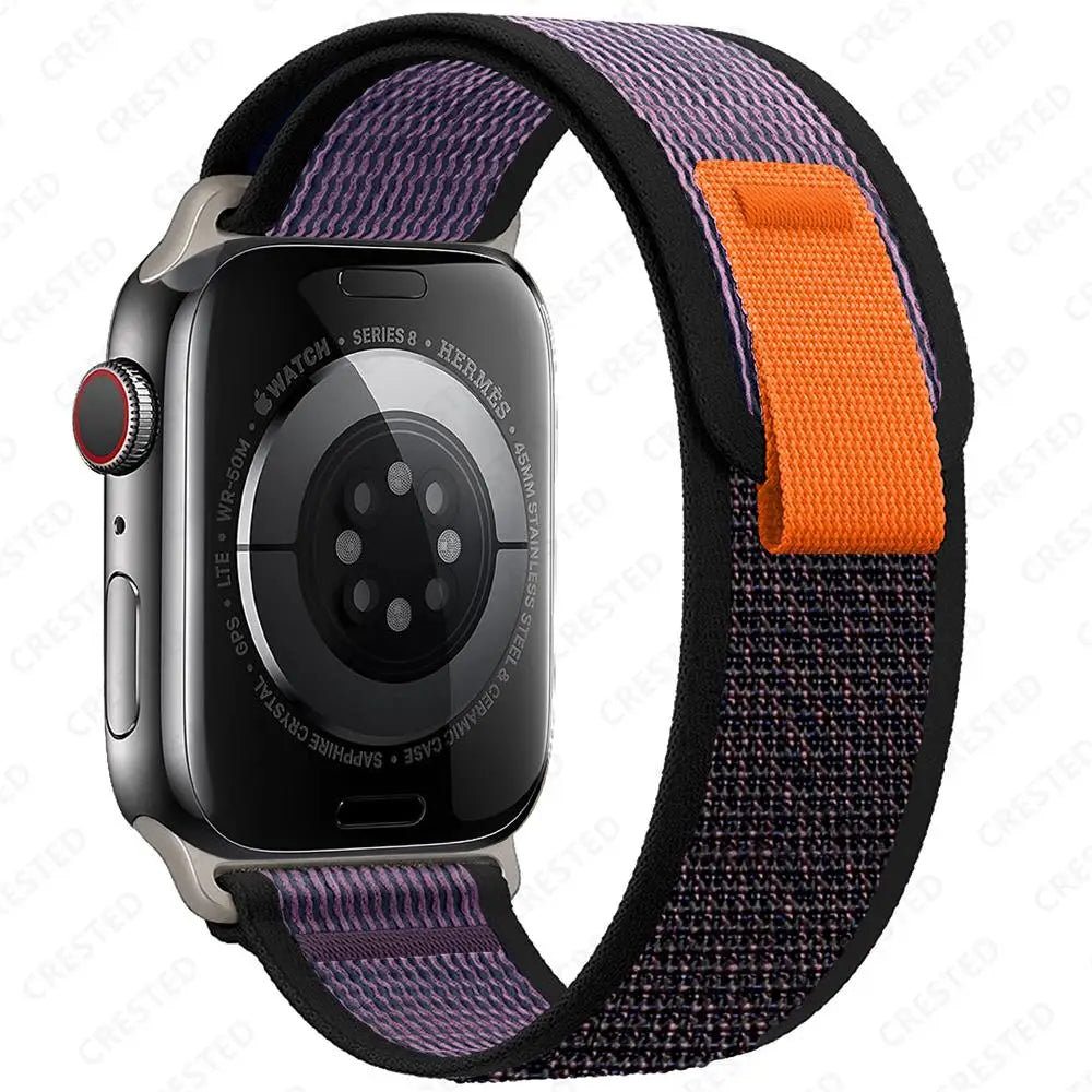适用于 Apple Watch Ultra 3 2 的 Trail 回环式表带，49mm 46mm 44mm 45mm 40mm 41mm 42mm，兼容 iWatch 系列 11 10 SE 9 8 7 的表带 Correa
