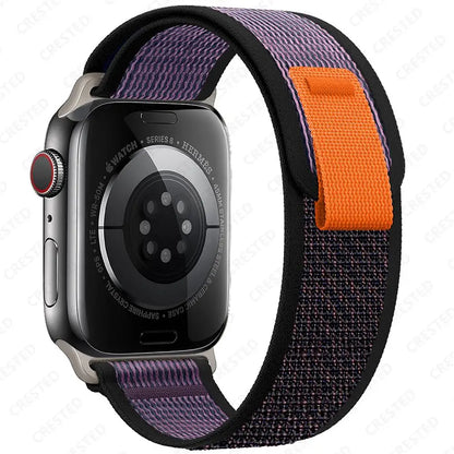 适用于 Apple Watch Ultra 3 2 的 Trail 回环式表带，49mm 46mm 44mm 45mm 40mm 41mm 42mm，兼容 iWatch 系列 11 10 SE 9 8 7 的表带 Correa