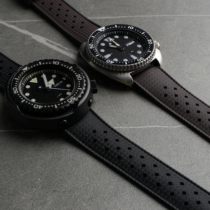 Bracelet de montre en caoutchouc fluoré, 20mm 22mm, libération rapide, Sport, étanche, FKM, pour hommes et femmes, bracelet de remplacement pour Seiko pour Citizen