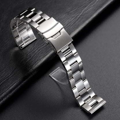 20/22mm 24mm 26mm 28mm Diving Metal Belt Bracelet, Universal Men's and Women's Watch Strap for Rolex, Solid Stainless Steel Strap for Seiko