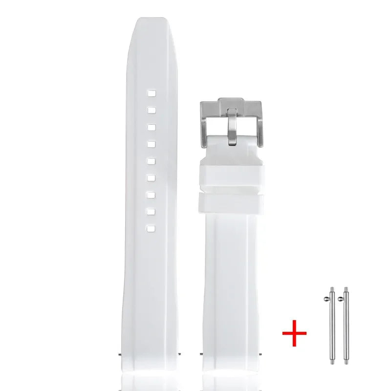 Cinturino in gomma TPU per Omega X Swatch MoonSwatch, ad ansa curva, in silicone, a sgancio rapido, da 20 mm, per cinturino per orologio planetario Snoopy