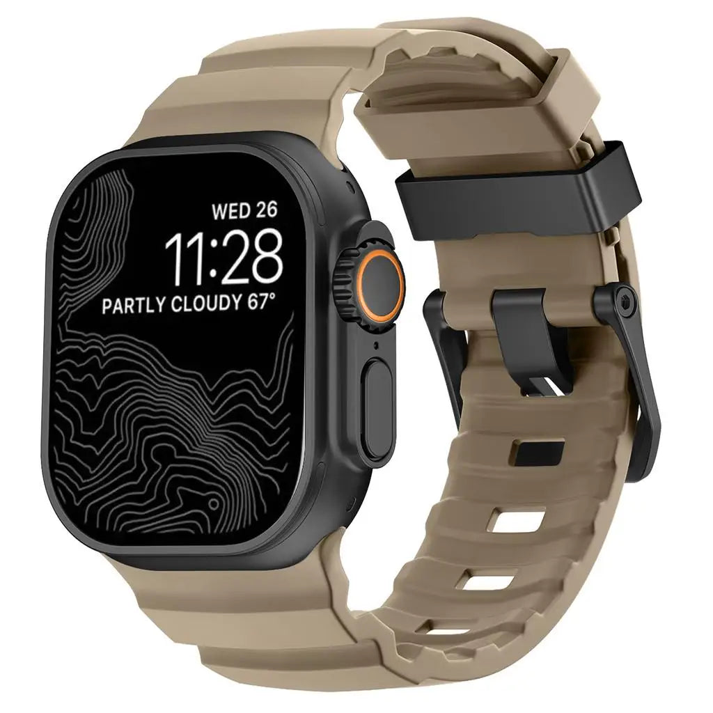 Cinturino in morbido silicone per Apple Watch Ultra 2 10 9 8 7 6 SE 5 4 per iWatch 38 40 41mm 42mm 44mm 45mm 46mm 49mm