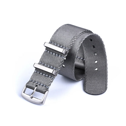 Bracelet de montre en Nylon de ceinture de sécurité de haute qualité 20mm 22mm Type universel troupes de sport Parachute pilote bracelets de montre en Nylon militaire