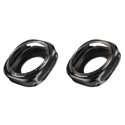 BUSKOZ 1/2pc Étui de protection en métal pour Samsung Galaxy Watch Ultra, sans film protecteur d'écran, accessoires