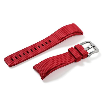 Bracelet de montre sport universel en caoutchouc fluoré FKM incurvé 20 mm 21 mm 22 mm à libération rapide pour Longines Omega Casio Seiko