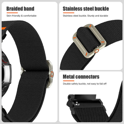 Bracelet à boucle en Nylon pour montre intelligente Huami Amazfit T-REX 3/2/1, pour femmes et hommes, pour Huami Amazfit T-Rex 3 pro 48mm 44mm